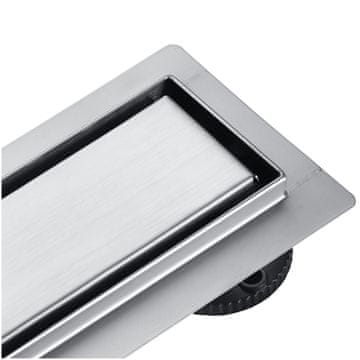 shumee Osnovni odtok Inox Linearni odtok za tuš iz jekla 120 cm