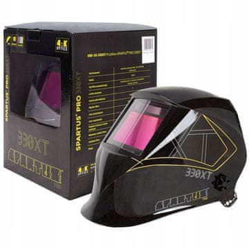 SPARTUS Spartus PRO 330XT avtomatski ščitnik za obraz, samozatemnitveni, maska v pravih barvah