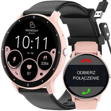 Gravity Unisex pametna ura gravity GT1-5 PRO - klici prek Bluetootha, dodaten pašček (sg027e)