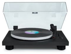 Gramofon Bigben partybttdlight z vgrajenimi zvočniki, Bluetoothom in LED osvetlitvijo