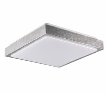 shumee Kvadratna stropna svetilka iz aluminija Kazimierz 2xE27 29x29cm IP20 aluminij Goldlux