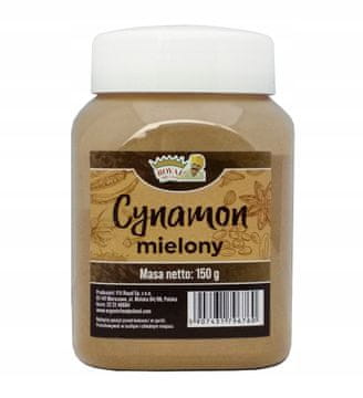 Royal Brand Mleto cimetovo mleko v kozarcu za večkratno uporabo 150 g Premium, kozarec s pokrovom