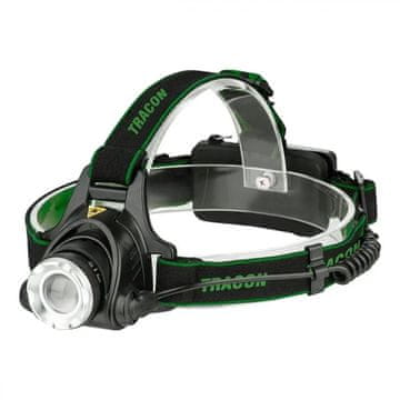 Tracon Electric Polnilna naglavna svetilka s spremenljivo optiko 5W TRACON Mountains Camping Fish Work