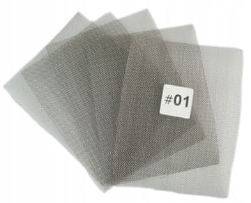 shumee Plastična varilna mreža, fleksibilna mreža št. 1. 5 kosov. približno 120 mm x 150 mm