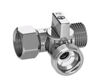 shumee Trosmerni kroglični ventil za pralni in pomivalni stroj 1/2''x3/4”x1/2” Arco 0233510