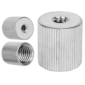shumee Adapter za stativ, redukcijski tulec, 1/4" ženski na 5/8" ženski, aluminijast, 19 mm