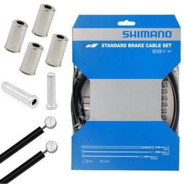 Shimano Komplet kablov in ohišij iz nerjavečega jekla za zavore MTB / Road, spredaj in zadaj