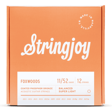 shumee Stringjoy FW1125 strune za 12-strunsko akustično kitaro Foxwoods fosforni bron 11-52