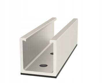 shumee Nosilec RL-01, trapezoid tipa C, dolžina 100 mm, višina 30 mm + gumijasta blazinica