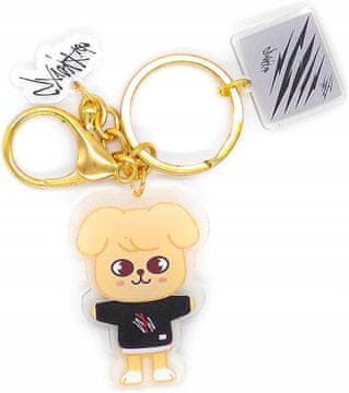 shumee Obesek za ključe Stray Kids Scars skzoo, Stray Kids Merch, SKZ Kpop (barva: puppym)