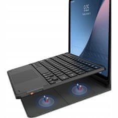 shumee Ovitek Earto s tipkovnico in sledilno ploščico za iPad Air 2024/Pro 11 10,9" qwertz