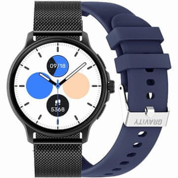 Gravity Unisex pametna ura gravity GT12-2 - klici prek Bluetootha, dodaten pašček (sg035b)