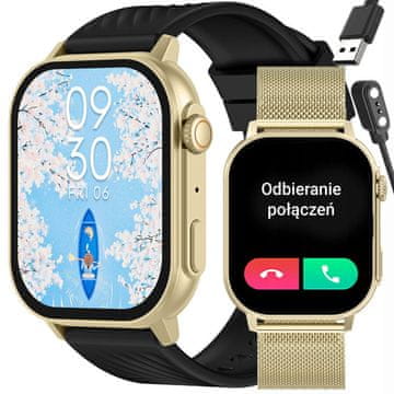 Gravity Unisex pametna ura gravity GT15-6 - klici prek Bluetootha, dodaten pašček (sg029f)