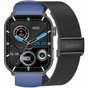 Gravity Unisex pametna ura gravity GT28-3 - klici prek Bluetootha, dodaten pašček (sg037c)