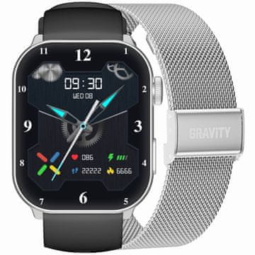 Gravity Unisex pametna ura gravity GT28-9 - klici prek Bluetootha, dodaten pašček (sg037i)