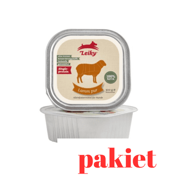 shumee 6 x Čista jagnjetina za pse 300 g | lahko prebavljiva monoproteinska hrana | Leiky