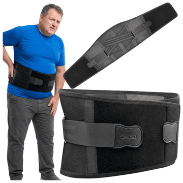 shumee Ledveni oporni pas za križno hrbtenico, ortopedski, ojačan, FIT4MED L/XL 96-121CM