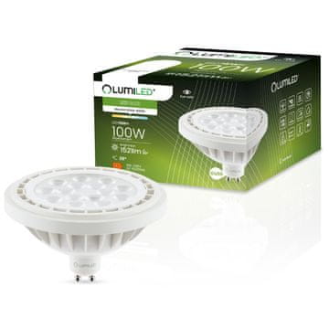 LUMILED LED žarnica GU10 reflektor ES111 15W = 100W 1521lm 4000K nevtralna 38° svetilnost