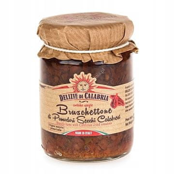 Delizie di Calabria Bruschetto testenine s posušenimi paradižniki 90g delizie DI calabria italijansko
