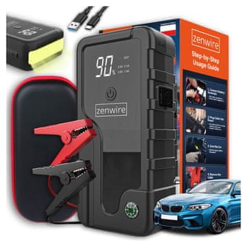 ZENWIRE Avtomobilska prenosna polnilna postaja Jump Starter Booster 6400 mAh Zenwire CY16