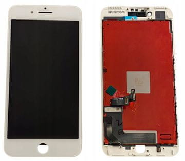 shumee LCD zaslon na dotik, steklen, primeren za iPhone 7 Plus, A1661 A1784, bele barve