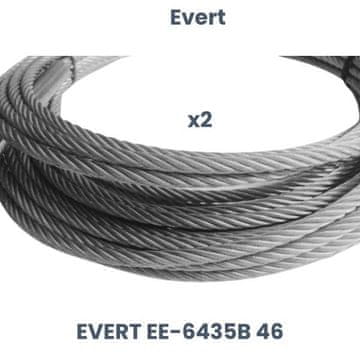 shumee Zamenjava Evert: Evert EE-6435B 46 Komplet jeklenih vrvi za štiristebrno dvigalo