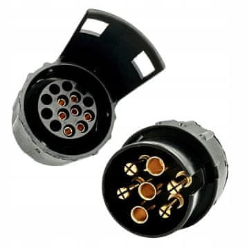 shumee 7/13-polni adapter, adapter za vtičnico za vlečno kljuko, redukcija za prikolice