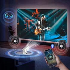 ZENWIRE Mini prenosni projektor Android 13 WiFi 360 Full HD 4K za telefon Zenwire IMC360