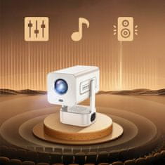 ZENWIRE Mini prenosni projektor Android 13 WiFi 360 Full HD 4K za telefon Zenwire IMC360