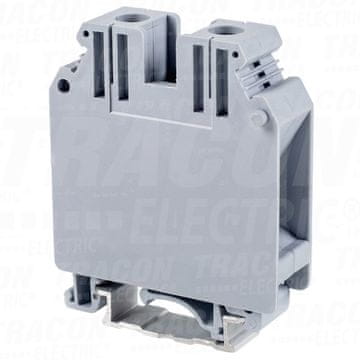 Tracon Electric Vijačna fazna priključna sponka za zbiralko, siva 6-35 mm2, 1000 VAC, 150 A ZUG