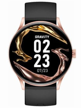 Gravity Pametna ura unisex gravity GT2-2 PRO - amoled, prilagojene številčnice (sg040b)