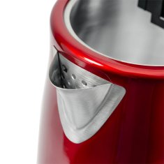 shumee Električni grelnik vode iz nerjavečega jekla Bergmann FR010 1,7 l 2200 W rdeč N