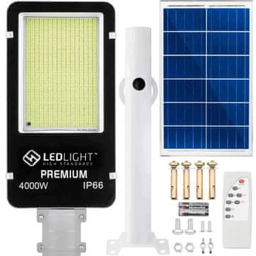 shumee Vrtna svetilka, solarna svetilka, montaža na drog, močna 4000 W, ulična plošča