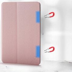 shumee Zaščitni ovitek za iPad Air 5/2022 4/2021 PRO11 AIR 4 s stojalom, biserno roza