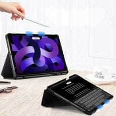 shumee Zaščitni ovitek za iPad Air 5/2022 4/2021 PRO11 AIR 4 s stojalom, biserno roza