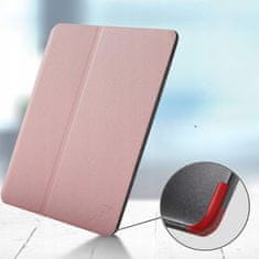 shumee Zaščitni ovitek za iPad Air 5/2022 4/2021 PRO11 AIR 4 s stojalom, biserno roza