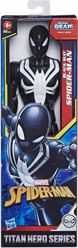HASBRO Avengers Titan Hero Series črna obleka velika premična figura Spidermana E8523