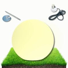 Deko-Light Vrtna krogla E27 Premer 30 cm Kabel z vtičem Trda plastika Pribor za montažo