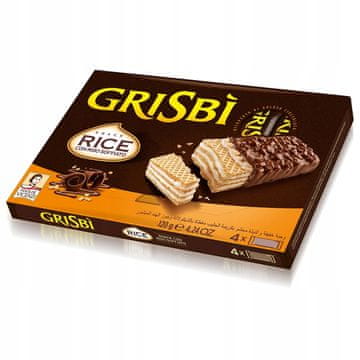 shumee Grisbi oblati z napihnjenim rižem in čokoladnim prelivom Matilde Vicenzi 120g