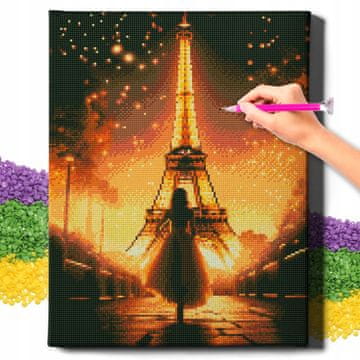 shumee Diamantna slika 5D z okvirjem Diamantno vezenje Velik mozaik 40x50 cm Oh Art!