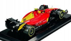 BBurago F1 bolide ferrari F1-75 GP Italija 2022 Monza C. Sainz #55 1:24 Bburago 26806