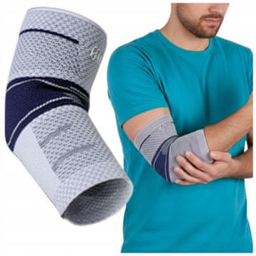 shumee Kompresijska opornica za komolec, elastični stabilizator, FIT4MED velikost L