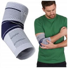 shumee Kompresijska opornica za komolec, elastični stabilizator, FIT4MED velikost L
