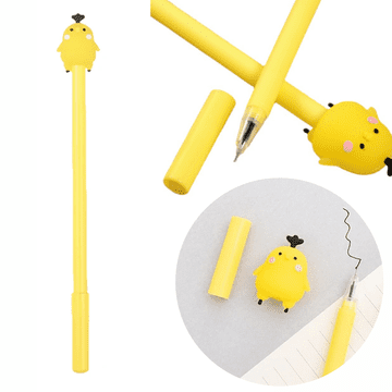 shumee Dekorativno pisalo Chick 18 cm črni gel 0,5 mm mešane barve - zabavno pisanje
