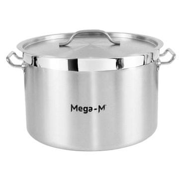 shumee Srednji lonec za catering s pokrovom Mega-M PRO 32l premer 40 cm x v 26 cm N