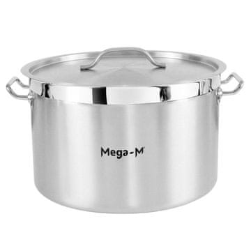 shumee Srednji lonec za catering s pokrovom Mega-M PRO 44l premer 45 cm x v 28 cm N