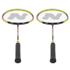 NILS NRZ204-1 aluminij / badminton SET 2 raketi + 3 shuttle + pokrovček za žogice