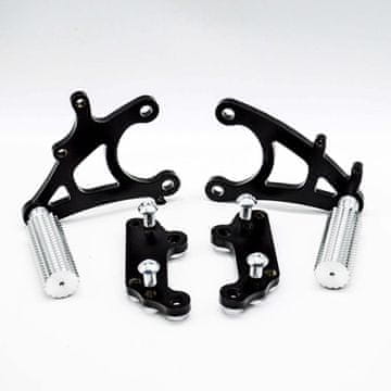 shumee Sprednji komplet stopalk + distančnikov Kawasaki ZX6R 636 (2003-2004) Stunt