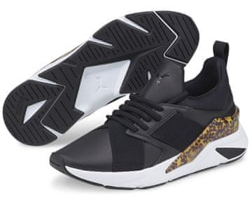 Puma Ženski športni copati Puma Muse X5 Leo 37.5 črne barve z leopardjim vzorcem