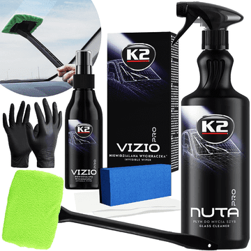 shumee K2 PRO nevidni brisalec + K2 note + pranje ZA čiščenje avtomobilskih stekel